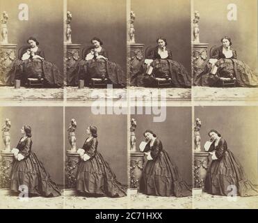 Berthe, 1862. Foto Stock