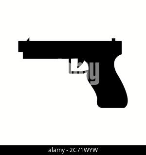 Icona del glifo vettoriale dell'arma unica Illustrazione Vettoriale