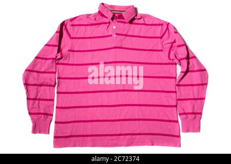 Camicia da rugby a manica lunga Foto Stock