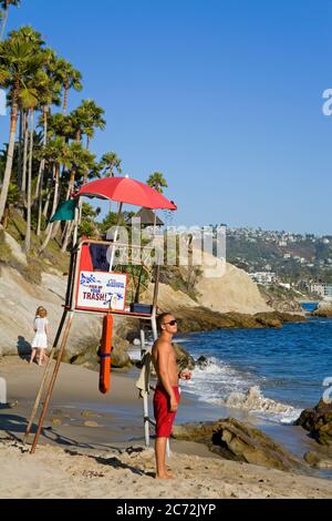 Heisler Park a Laguna Beach, Orange County, California, Stati Uniti Foto Stock