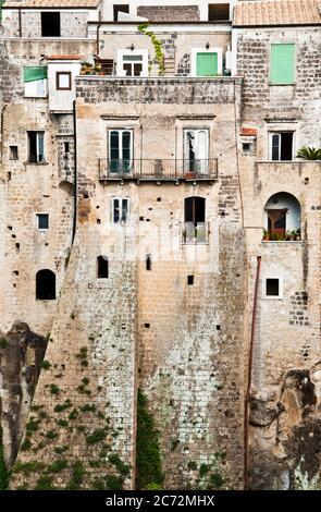 Vista sul villaggio meridionale di Sant'Agata de' Goti, Italia Foto Stock