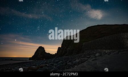 Vista della cometa neocisica Foto Stock