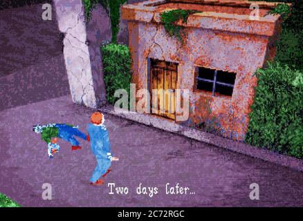Alone in the Dark One Eyed Jack's Revenge - sega Saturn Videogame - solo per uso editoriale Foto Stock