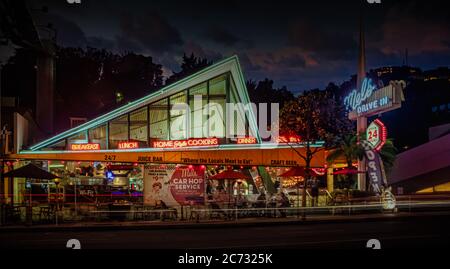 Mell's Drive in Sunset Blvd. Foto Stock