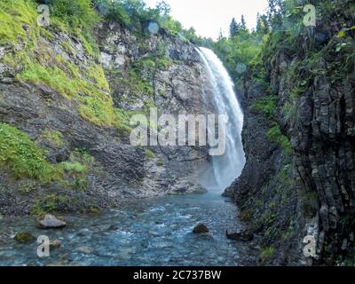 Fantastica escursione panoramica dal Nebelhorn lungo il Laufbacher Eck via Schneck, Hofats e Oytal Foto Stock