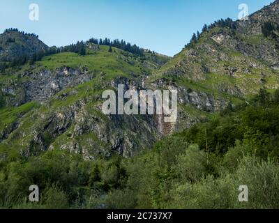 Fantastica escursione panoramica dal Nebelhorn lungo il Laufbacher Eck via Schneck, Hofats e Oytal Foto Stock