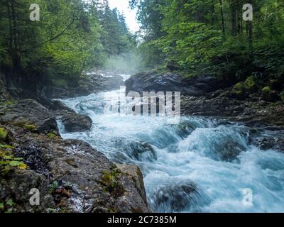 Fantastica escursione panoramica dal Nebelhorn lungo il Laufbacher Eck via Schneck, Hofats e Oytal Foto Stock