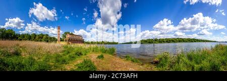 Heillandskirche am Port von Sacrow, Potsdam, Germania Foto Stock