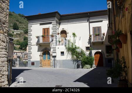 Europa, Italia, Basilicata, potenza, Castelmezzano Foto Stock