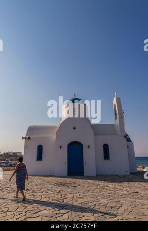 Una scena tipica nella Cipro del Sud Foto Stock