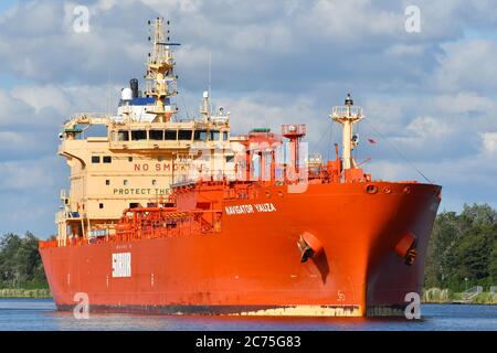 Navigatore autocisterna GPL Yauza Foto Stock