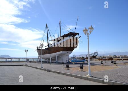 Fabbrica di navi a sur, Oman Foto Stock