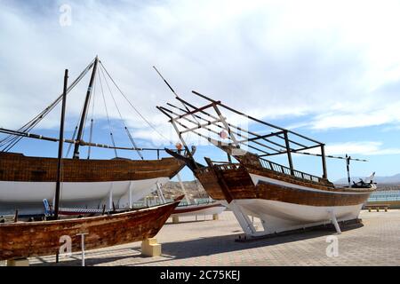 Fabbrica di navi a sur, Oman Foto Stock