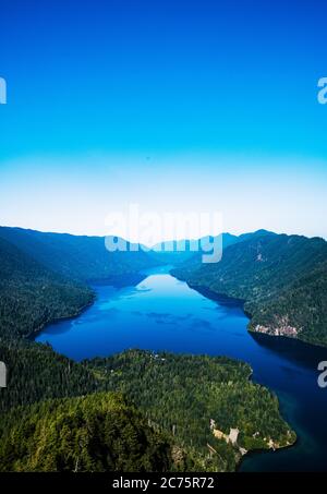 Paesaggio nelle montagne del Parco Nazionale della Penisola Olimpica, Washington Foto Stock