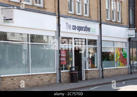 Il supermercato Co-operation Food a Jericho Oxford nel Regno Unito Foto Stock