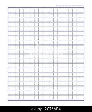 Icona manoscritto quadrata file vettoriale cartaceo, illustrazione isolata . Illustrazione Vettoriale