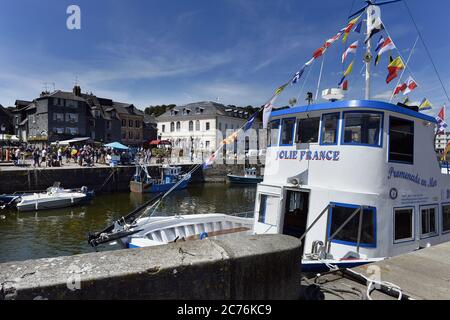 Gita in barca a Honfleur - Normandia - Francia Foto Stock