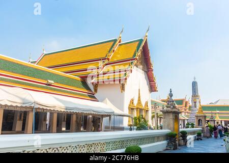 Bangkok, THAILANDIA, 10 GENNAIO 2020: Tempio di Wat Pho Foto Stock