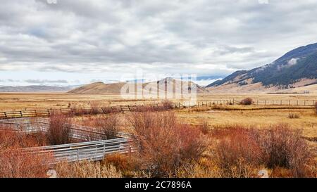 Grand Teton National Park in autunno, Wyoming, Stati Uniti. Foto Stock