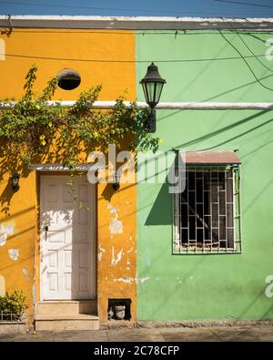 Via Scene, Getsemani Barrio, Cartagena, Dipartimento di Bolívar, Colombia, Sud America Foto Stock