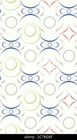 Modello estivo senza cuciture. Illustrazione Vettoriale