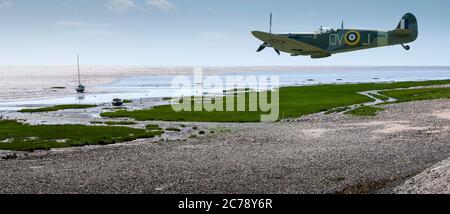 Intorno al Regno Unito - "Lytham St Annes RAF Fighter, bombardiere & Costiera Memoriale di comando". Foto Stock