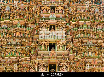 Tempio Menakshi, Madurai Foto Stock