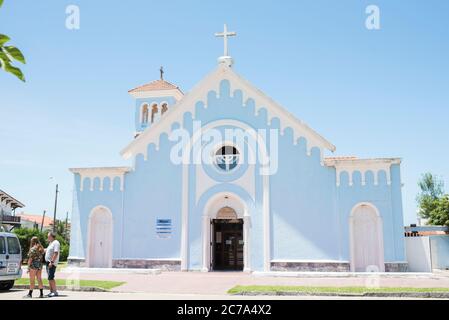 Punta del Este, Maldonado / Uruguay; 1 gennaio 2019: Chiesa di nostra Signora di Candelaria Foto Stock