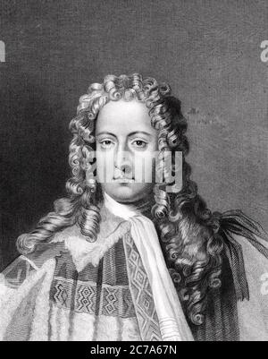 HENBRY ST JOHN, 1° visconte Bolingbroke (1678-1751  politico e filosofo politico inglese Foto Stock