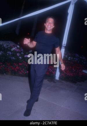 Pasadena, California, USA 10 gennaio 1996 l'attore Tony Danza partecipa al tour stampa ABC Winter TCA il 10 gennaio 1996 al Ritz-Carlton Hotel di Pasadena, California, USA. Foto di Barry King/Alamy Stock foto Foto Stock