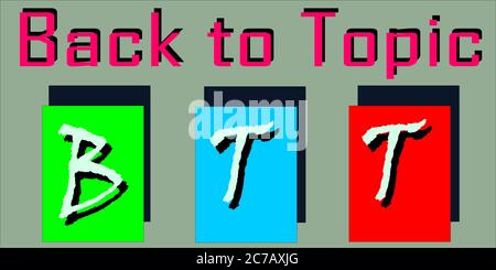 conversazione quotidiana frase vocab presentato con stile logo, testo colorato vettore astratto. Illustrazione Vettoriale