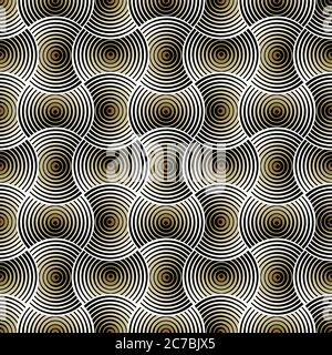 Vettore astratto forma geometrica sfondo con effetto di distorsione Illustrazione Vettoriale