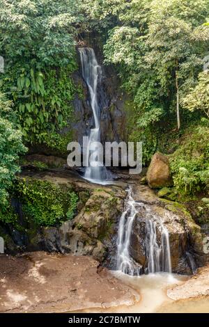 Cascata Layana a Ubud. Gianyar, Bali, Indonesia. Foto Stock