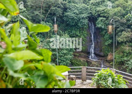 Cascata Layana a Ubud. Gianyar, Bali, Indonesia. Foto Stock