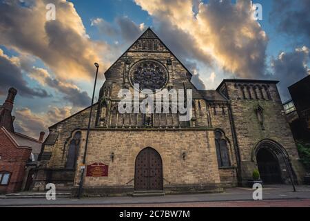 Chiesa di San Giovanni Battista. Chiesa angliana a Newcastle upon Tyne nel Nord Inghilterra Foto Stock