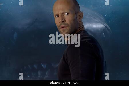 Jason Statham nel Meg - immagine promozionale di film Foto Stock