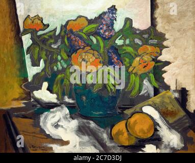 Le peonie, Georges Braque, 1926, National Gallery of Art di Washington DC, USA, America del Nord Foto Stock