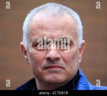 7 marzo 2020, Turf Moor, Burnley, Inghilterra; Premier League, Burnley v Tottenham Hotspur : Tottenham Hotspur manager Jose Mourinho arriva per il gioco Foto Stock