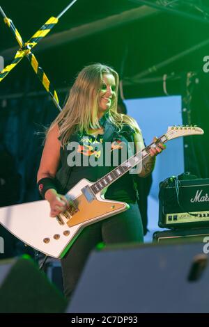 Thundermad, schwedische Hard-Rock-Band, Harley Days, Amburgo, Großmarkt, Hauptbühne, 24.06.2017 Foto Stock