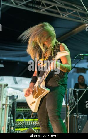 Thundermad, schwedische Hard-Rock-Band, Harley Days, Amburgo, Großmarkt, Hauptbühne, 24.06.2017 Foto Stock