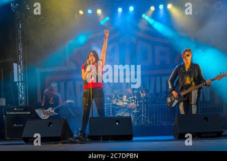 Thundermad, schwedische Hard-Rock-Band, Harley Days, Amburgo, Großmarkt, Hauptbühne, 24.06.2017 Foto Stock