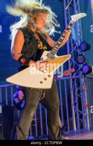 Thundermad, schwedische Hard-Rock-Band, Harley Days, Amburgo, Großmarkt, Hauptbühne, 24.06.2017 Foto Stock