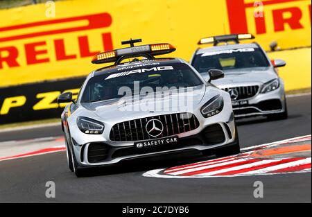 Hungaroring, Budapest, Ungheria. 16 luglio 2020. Gran Premio di Ungheria di F1, arrivo piloti e giornata di ispezione in pista; Safety Car di F1, Mercedes-AMG GT R Budapest Ungheria Credit: Action Plus Sports/Alamy Live News Foto Stock