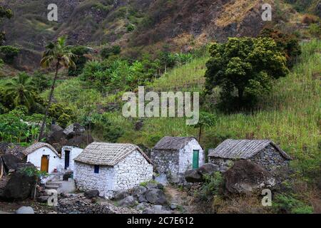 Scenic vale de Paul sull'isola di Santo Antao, Capo Verde Foto Stock