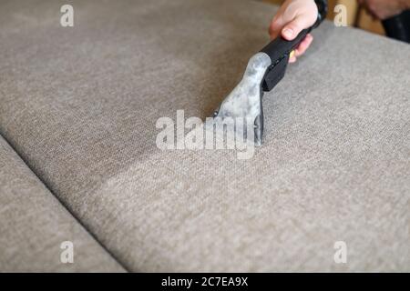 Pulizia dell'appartamento Foto Stock