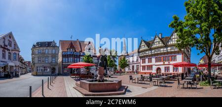 Historical city of Blomberg, Germany Foto Stock
