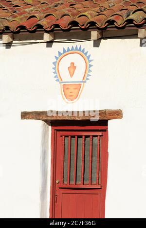 Missione di San Antonio de pala, riserva indiana di pala, contea di San Diego, California, Stati Uniti Foto Stock