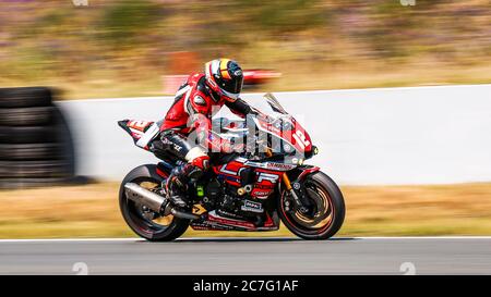 Oschersleben, Germania, 09 giugno 2019: Yamaha YZF-R1 by LCR ENDURANCE gareggia nel Campionato del mondo FIM Endurance Foto Stock