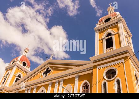 Una scena tipica a Granada in Nicaragua Foto Stock