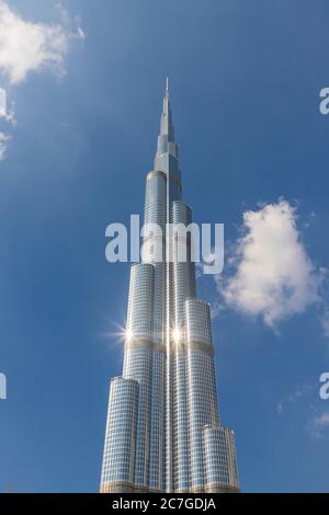 Una scena tipica a Dubai Emirati Arabi Uniti Foto Stock